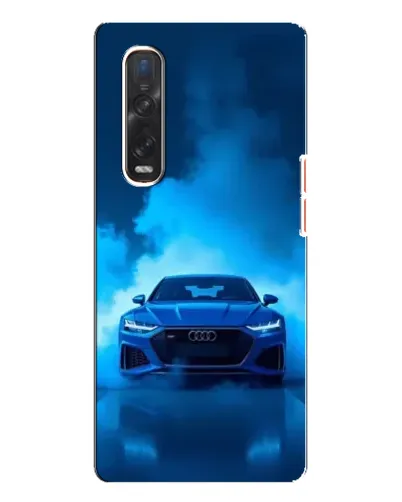 Чехол для OPPO Find X3 Pro с картинкой «Audi — голубая энергия»