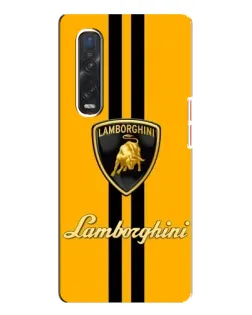 Чехол для OPPO Find X3 Pro с картинкой «Lamborghini Stripe желтый» Чехол для OPPO Find X3 Pro с картинкой «Lamborghini Stripe желтый»