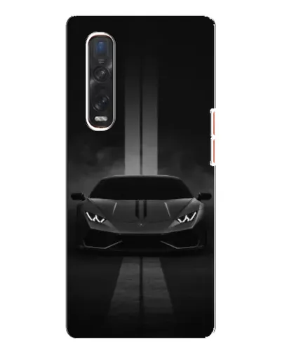 Чехол для OPPO Find X3 Pro с картинкой «Lamborghini симметрия дорог»