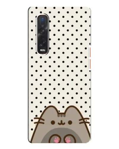 Чехол для OPPO Find X3 Pro с картинкой «Пушин в горошек»