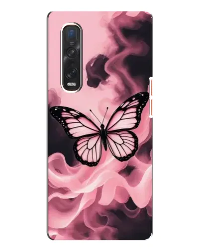 Чехол для OPPO Find X3 Pro с картинкой «Бабочка в дыму» Чехол для OPPO Find X3 Pro с картинкой «Бабочка в дыму»