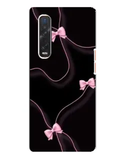 Чехол для OPPO Find X3 Pro с картинкой «Розовые ленты»