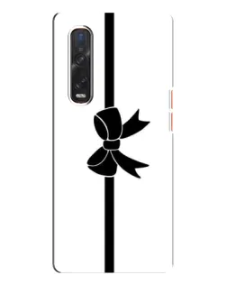 Чехол для OPPO Find X3 Pro с картинкой «Вертикальный бант»