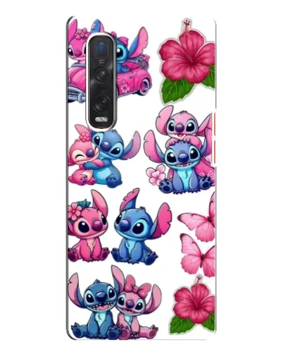 Чехол для OPPO Find X3 Pro с картинкой «Стикеры Stitch и Angel» Чехол для OPPO Find X3 Pro с картинкой «Стикеры Stitch и Angel»