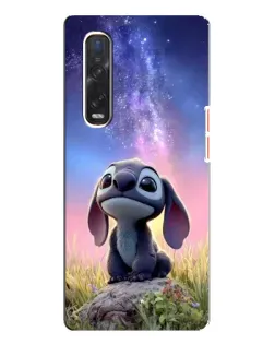Чехол для OPPO Find X3 Pro с картинкой «Стич на рассвете»