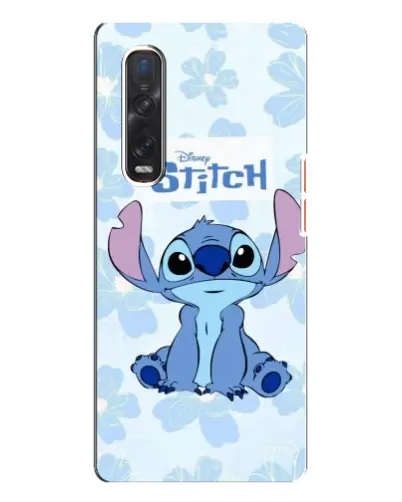 Чехол для OPPO Find X3 Pro с картинкой «Stitch среди цветов» Чехол для OPPO Find X3 Pro с картинкой «Stitch среди цветов»