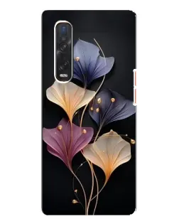 Чехол для OPPO Find X3 Pro с картинкой «Лиловые цветы грации»
