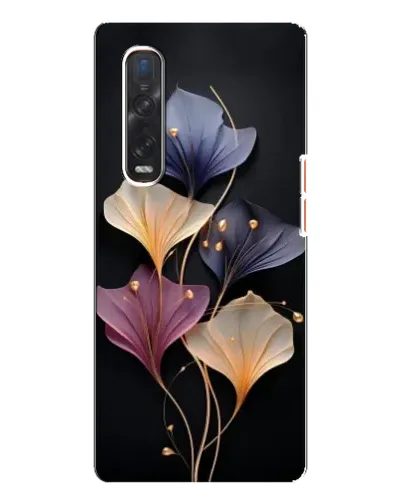 Чехол для OPPO Find X3 Pro с картинкой «Лиловые цветы грации»