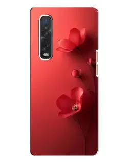 Чехол для OPPO Find X3 Pro с картинкой «Маковые соцветия»