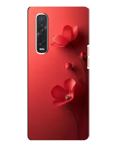 Чехол для OPPO Find X3 Pro с картинкой «Маковые соцветия»