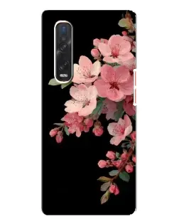 Чехол для OPPO Find X3 Pro с картинкой «Розовая ветка сакуры»