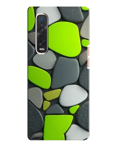 Чехол для OPPO Find X3 Pro с картинкой «Яркая неоновая галька» Чехол для OPPO Find X3 Pro с картинкой «Яркая неоновая галька»