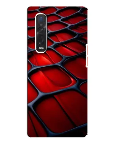 Чехол для OPPO Find X3 Pro с картинкой «Красная глянцевая сетка» Чехол для OPPO Find X3 Pro с картинкой «Красная глянцевая сетка»