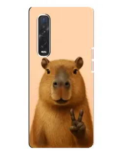 Чохол для OPPO Find X3 Pro з картинкою «Капібара вікторія» Чохол для OPPO Find X3 Pro з картинкою «Капібара вікторія»