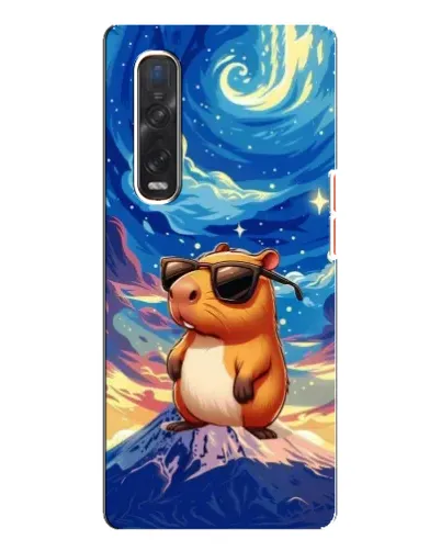 Чехол для OPPO Find X3 Pro с картинкой «Капибара Ван Гога» Чехол для OPPO Find X3 Pro с картинкой «Капибара Ван Гога»