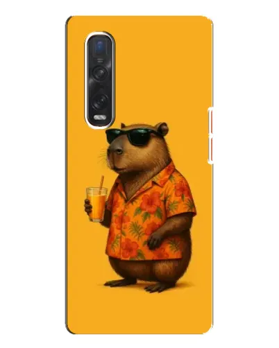 Чехол для OPPO Find X3 Pro с картинкой «Капибара на отдыхе» Чехол для OPPO Find X3 Pro с картинкой «Капибара на отдыхе»