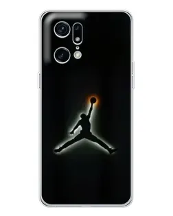 Чехол для OPPO Find X5 Pro с картинкой «Jordan Gradient Logo»