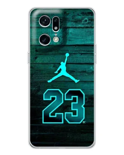 Чехол для OPPO Find X5 Pro с картинкой «Jordan Cyan 23» Чехол для OPPO Find X5 Pro с картинкой «Jordan Cyan 23»