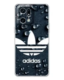 Чехол для OPPO Find X5 Pro с картинкой «Adidas Trefoil Blue» Чехол для OPPO Find X5 Pro с картинкой «Adidas Trefoil Blue»