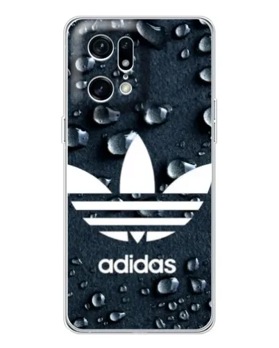 Чехол для OPPO Find X5 Pro с картинкой «Adidas Trefoil Blue» Чехол для OPPO Find X5 Pro с картинкой «Adidas Trefoil Blue»