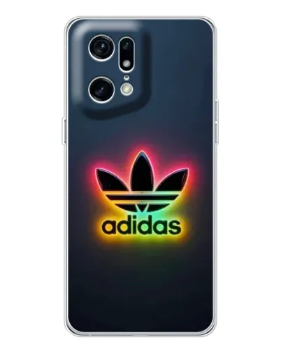 Чехол для OPPO Find X5 Pro с картинкой «Неоновый Adidas» Чехол для OPPO Find X5 Pro с картинкой «Неоновый Adidas»