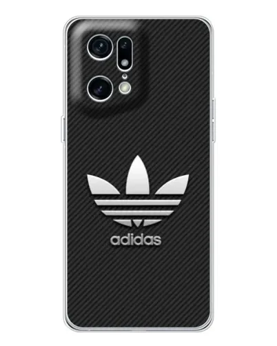 Чехол для OPPO Find X5 Pro с картинкой «Adidas Карбоновая текстура» Чехол для OPPO Find X5 Pro с картинкой «Adidas Карбоновая текстура»