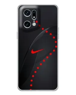 Чохол для OPPO Find X5 Pro з картинкою «Абстрактний дизайн Nike»