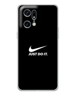 Чохол для OPPO Find X5 Pro з картинкою «Мінімалізм від Nike»