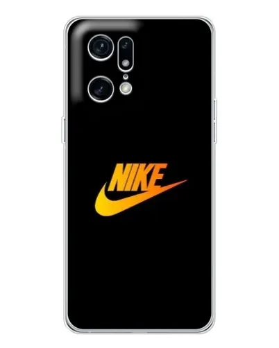 Чохол для OPPO Find X5 Pro з картинкою «Золотий логотип Nike» Чохол для OPPO Find X5 Pro з картинкою «Золотий логотип Nike»