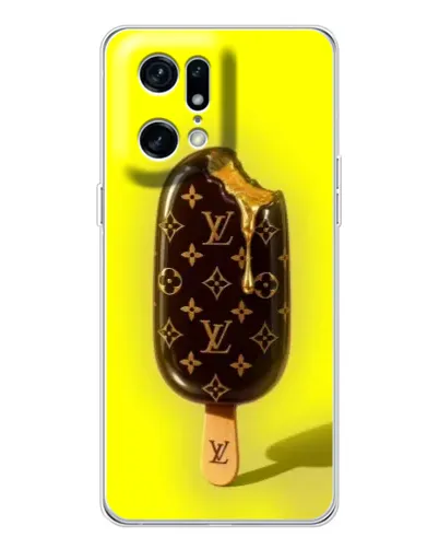 Чехол для OPPO Find X5 Pro с картинкой «Мороженое от LV»