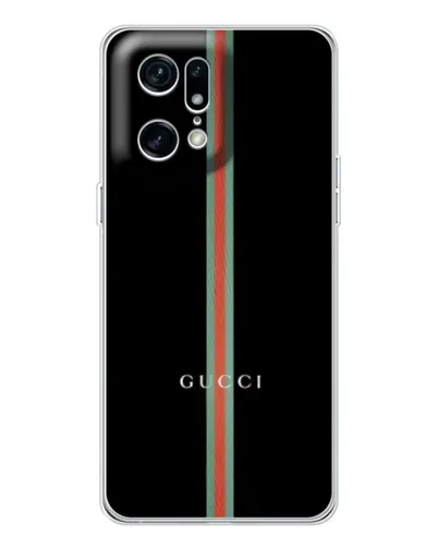 Чехол для OPPO Find X5 Pro с картинкой «Gucci — строгая линия» Чехол для OPPO Find X5 Pro с картинкой «Gucci — строгая линия»
