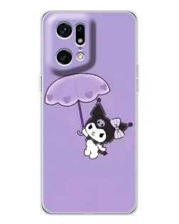 Чохол для OPPO Find X5 Pro з картинкою «Kuromi з парасолькою»