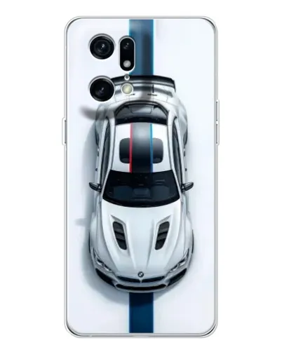 Чехол для OPPO Find X5 Pro с картинкой «Вид сверху — BMW M»