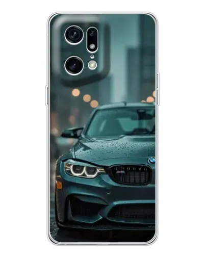 Чехол для OPPO Find X5 Pro с картинкой «BMW в огнях города»