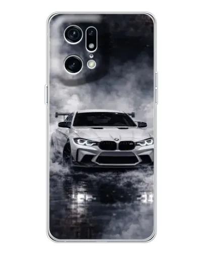Чехол для OPPO Find X5 Pro с картинкой «BMW сквозь туман»