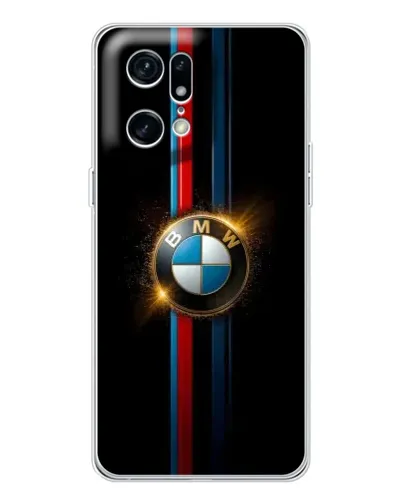 Чехол для OPPO Find X5 Pro с картинкой «BMW M-Power неон»