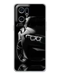 Чохол для OPPO Find X5 Pro з картинкою «Чорна BMW — профіль» Чохол для OPPO Find X5 Pro з картинкою «Чорна BMW — профіль»