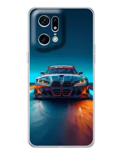 Чохол для OPPO Find X5 Pro з картинкою «BMW — вогні неону» Чохол для OPPO Find X5 Pro з картинкою «BMW — вогні неону»