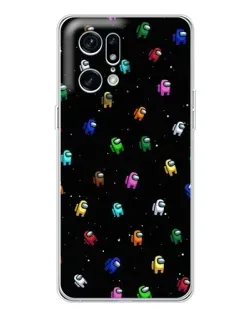 Чохол для OPPO Find X5 Pro з картинкою «Екіпаж Among Us»
