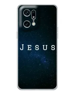 Чехол для OPPO Find X5 Pro с картинкой «Звездное небо Jesus»
