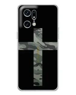 Чехол для OPPO Find X5 Pro с картинкой «Милитари Крест»