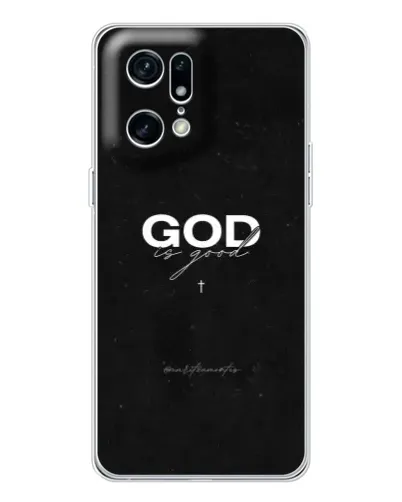 Чехол для OPPO Find X5 Pro с картинкой «GOD — Бог над всем» Чехол для OPPO Find X5 Pro с картинкой «GOD — Бог над всем»
