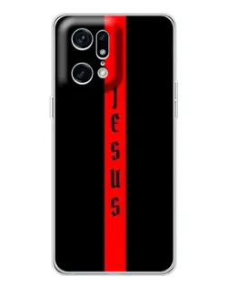 Чехол для OPPO Find X5 Pro с картинкой «Красная линия веры»