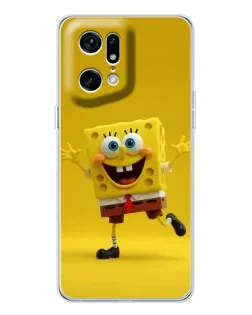Чехол для OPPO Find X5 Pro с картинкой «Позитивный Губка Боб»