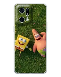 Чехол для OPPO Find X5 Pro с картинкой «Друзья на лужайке»
