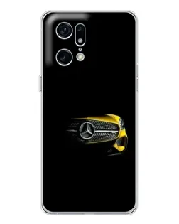 Чехол для OPPO Find X5 Pro с картинкой «Mercedes — ретро стиль»
