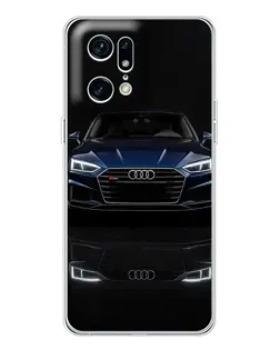 Чехол для OPPO Find X5 Pro с картинкой «Audi — ночное отражение» Чехол для OPPO Find X5 Pro с картинкой «Audi — ночное отражение»