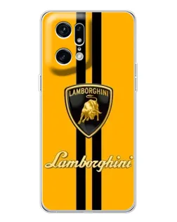 Чехол для OPPO Find X5 Pro с картинкой «Lamborghini Stripe желтый» Чехол для OPPO Find X5 Pro с картинкой «Lamborghini Stripe желтый»