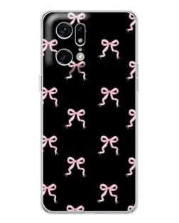 Чехол для OPPO Find X5 Pro с картинкой «Бант-цветок»