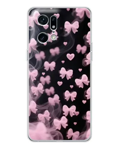 Чехол для OPPO Find X5 Pro с картинкой «Неоновое кружево»